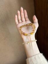 Qingmeng | Natural Golden Rutilated Quartz Bracelet – Wealth & Positive Energy